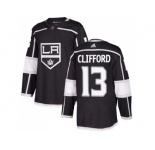 Men Adidas Los Angeles Kings #13 Kyle Clifford Black Home Authentic Stitched NHL Jersey