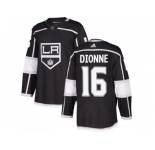 Men Adidas Los Angeles Kings #16 Marcel Dionne Black Home Authentic Stitched NHL Jersey