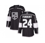 Men Adidas Los Angeles Kings #24 Derek Forbort Black Home Authentic Stitched NHL Jersey