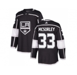 Men Adidas Los Angeles Kings #33 Marty Mcsorley Black Home Authentic Stitched NHL Jersey
