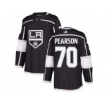 Men Adidas Los Angeles Kings #70 Tanner Pearson Black Home Authentic Stitched NHL Jerse