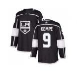 Men Adidas Los Angeles Kings #9 Adrian Kempe Black Home Authentic Stitched NHL Jersey