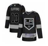 Men's LA Kings With Dodgers #13 Kyle Clifford Black Hockey Hockey Jersey