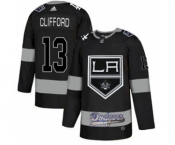 Men's LA Kings With Dodgers #13 Kyle Clifford Black Hockey Hockey Jersey
