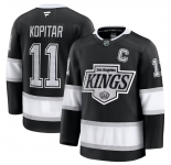 Men's Los Angeles Kings #11 Anze Kopitar Black 2024-25 Home Stitched Hockey Jersey