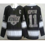 Men's Los Angeles Kings #11 Anze Kopitar Black Alternate Authentic Jersey