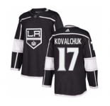 Men's Los Angeles Kings #17 Ilya Kovalchuk Black Home Stitched Hockey Jersey