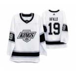 Men's Los Angeles Kings #19 Alex Iafallo 2019-20 Heritage White Throwback 90s Hockey Jersey