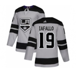 Men's Los Angeles Kings #19 Alex Iafallo Gray Alternate Stitched Hockey Jersey