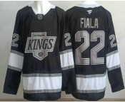 Men's Los Angeles Kings #22 Kevin Fiala Black Alternate Authentic Jersey