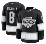 Men's Los Angeles Kings #8 Drew Doughty Black 2024-25 Home Stitched Hockey Jersey