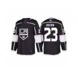 Men's adidas Dustin Brown Los Angeles Kings #23 Black 2018 New Season Team Home Jersey