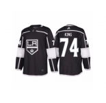 Men's adidas Dwight King Los Angeles Kings #74 Black 2018 New Season Team Home Jersey