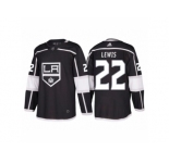 Men's adidas Trevor Lewis Los Angeles Kings #22 Black 2018 New Season Team Home Jersey