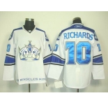 nhl jerseys los angeles kings #10 richards white