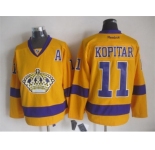 nhl jerseys los angeles kings #11 anze kopitar yellow