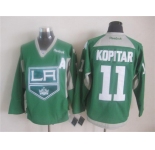 nhl jerseys los angeles kings #11 kopitar green[patch A]