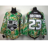 nhl jerseys los angeles kings #23 brown camo[patch C]
