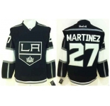 nhl jerseys los angeles kings #27 martinez black