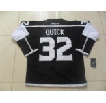 nhl jerseys los angeles kings #32 quick black white