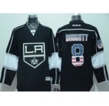 nhl jerseys los angeles kings #8 doughty black[national flag version]