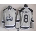 nhl jerseys los angeles kings #8 doughty grey[2014 new stadium]