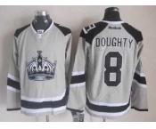 nhl jerseys los angeles kings #8 doughty grey[2014 new stadium]