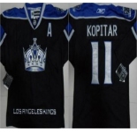 nhl los angeles kings #11 kopitar black(A patch)