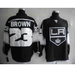 nhl los angeles kings #23 brown black
