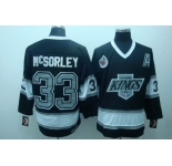 nhl los angeles kings #33 mcsorley  black