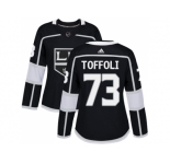 Women Adidas Los Angeles Kings #73 Tyler Toffoli Black Home Authentic Stitched NHL Jersey