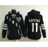 women nhl jerseys los angeles kings #11 kopitar black[pullover hooded sweatshirt]