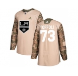 Youth Adidas Los Angeles Kings #73 Tyler Toffoli Camo Authentic 2017 Veterans Day Stitched NHL Jersey