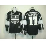 youth nhl jerseys los angeles kings #11 kopitar black white[2012 stanley cup champions]