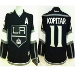 youth nhl jerseys los angeles kings #11 kopitar black[patch A]