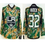 youth nhl jerseys los angeles kings #32 quick camo