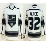 youth nhl jerseys los angeles kings #32 quick white