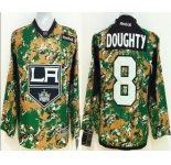 youth nhl jerseys los angeles kings #8 doughty camo