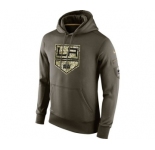 nhl jerseys los angeles kings nike green salute to service[pullover hooded sweatshirt]