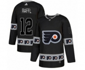 Adidas Philadelphia Flyers #12 Michael Raffl Authentic Black Team Logo Fashion NHL Jersey