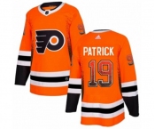 Adidas Philadelphia Flyers #19 Nolan Patrick Authentic Orange Drift Fashion NHL Jersey