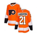 Adidas Philadelphia Flyers #21 Scott Laughton Authentic Orange Home NHL Jersey