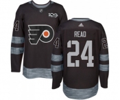 Adidas Philadelphia Flyers #24 Matt Read Authentic Black 1917-2017 100th Anniversary NHL Jersey