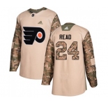 Adidas Philadelphia Flyers #24 Matt Read Authentic Camo Veterans Day Practice NHL Jersey