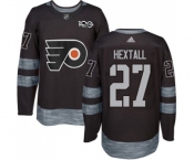 Adidas Philadelphia Flyers #27 Ron Hextall Authentic Black 1917-2017 100th Anniversary NHL Jersey