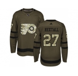 Adidas Philadelphia Flyers #27 Ron Hextall Green Salute to Service Stitched NHL Jersey