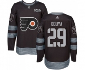 Adidas Philadelphia Flyers #29 Johnny Oduya Authentic Black 1917-2017 100th Anniversary NHL Jersey