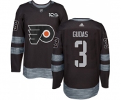 Adidas Philadelphia Flyers #3 Radko Gudas Authentic Black 1917-2017 100th Anniversary NHL Jersey