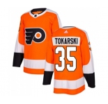 Adidas Philadelphia Flyers #35 Dustin Tokarski Authentic Orange Home NHL Jersey
