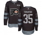 Adidas Philadelphia Flyers #35 Dustin Tokarski Premier Black 1917-2017 100th Anniversary NHL Jersey